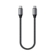 Satechi USB-C to USB-C Short Cable - 25cm - Space Grey