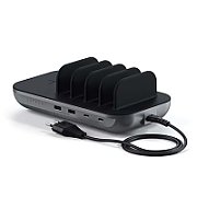 Satechi Dock 5 Multi device charging station with EU plug (2xUSB-C PD 20 W, 2x USB-A 12W, Wireless) - Space Grey