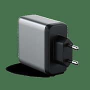 Satechi 100W USB-C PD Wall Charger Gallium Nitride (GaN) charging - Space Grey