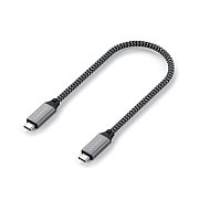 Satechi USB4 C-To-C Braided Cable 40 Gbps 25cm - Grey