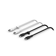 Belkin BOOST CHARGE Flex Silicone cable USB-C to Lightning - 1M - Black