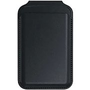 Satechi Vegan-Leather Magnetic Wallet Stand (iPhone 12/13/14/15 all models) - Black