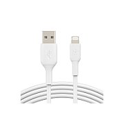 Belkin BOOST CHARGE USB-A to Lightning Cable, PVC - 1M (2 PK) - White
