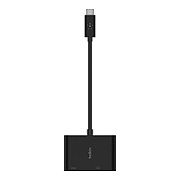 Belkin USB-C to VGA + Charge Adapter (60W PD) - Black