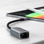 Satechi USB-C 2.5 Gigabit Ethernet Adapter - Space Grey