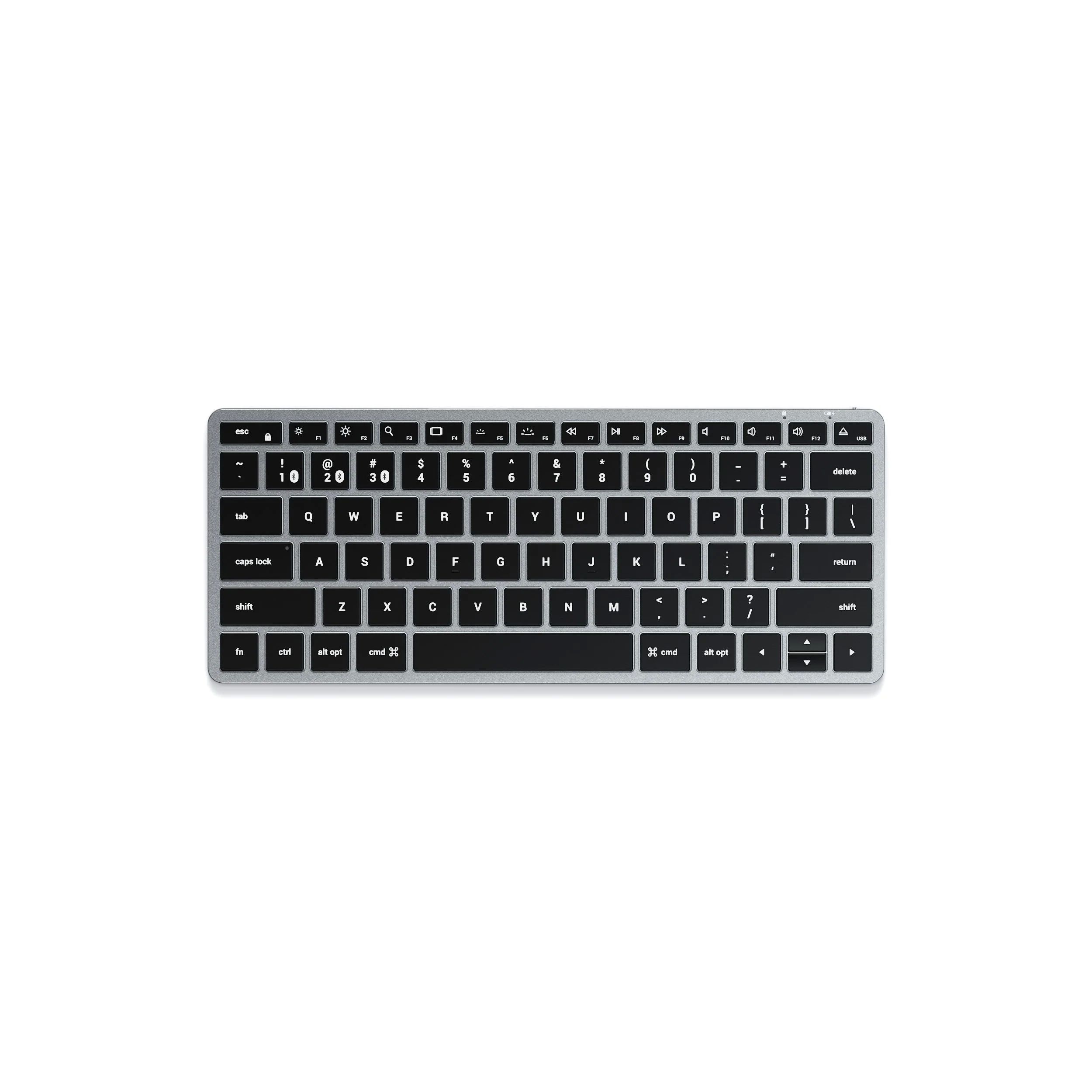 Satechi Slim X1 Bluetooth BACKLIT Wireless Keyboard - CZ - Space Grey
