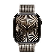 Apple Watch S10 Cellular 42mm Natural Titanium Case with Natural Milanese Loop