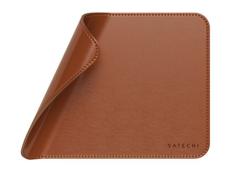 Satechi Vegan-Leather Premium Mouse Pad - Brown