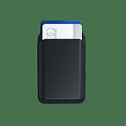 Satechi Vegan-Leather Magnetic Wallet Stand, Magsafe Compatible - Light Blue