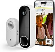Arlo Essential (Gen.2) Video Doorbell and Chime 2K Security wireless - 1 Doorbell and chime - White