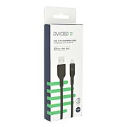 Dviced Cable USB-A to Lightning silicone 1,25m - Black