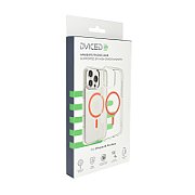 Dviced Magsafe iPhone 16 Pro Max clear case - Red