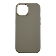Dviced Leather case with magsafe for iPhone 15 - Grey