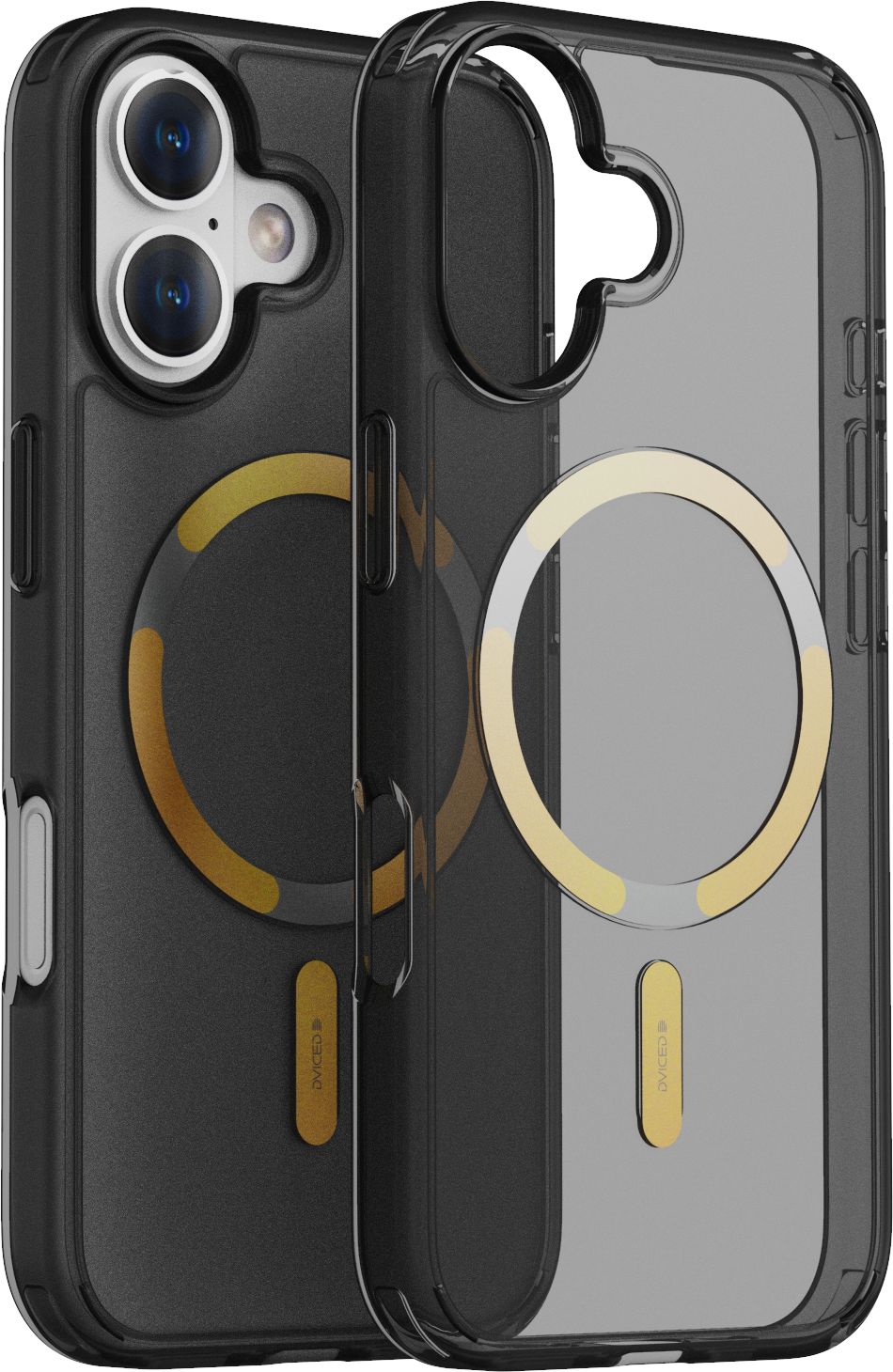 Dviced MagSafe iPhone 17 smoke case - Gold