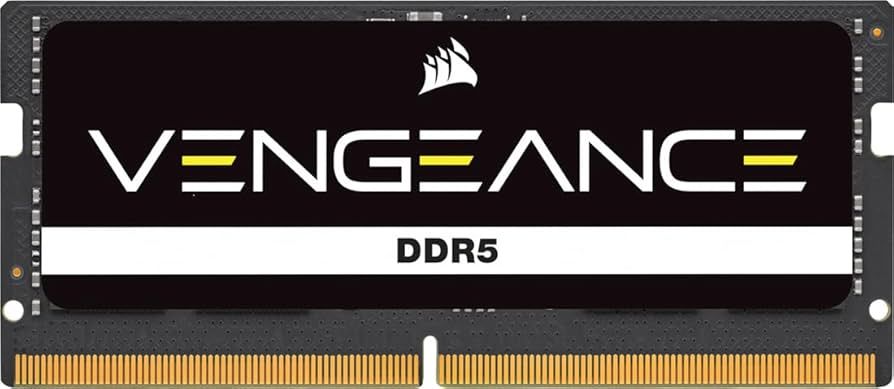 SODIMM, DDR5, 32GB, 5600MHz, C48, Negru, Vengeance