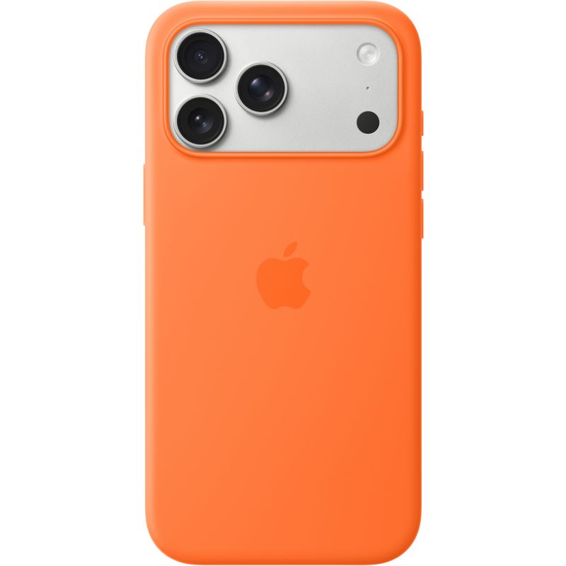 Apple iPhone 17 Pro Max Silicone Case with MagSafe – Orange