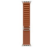 Apple Watch 49mm Loop:  Terra Cotta Alpine Loop - Medium - Natural Titanium Finish