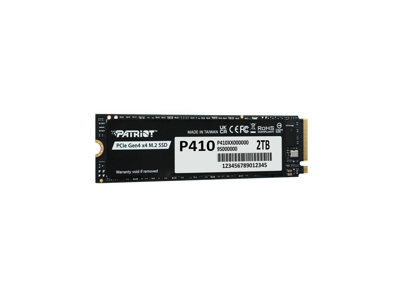 SSD Patriot Viper P410 M.2 PCI-Ex4 NVMe 1.4 2TB 5GB/s (P410P2TBM28H)