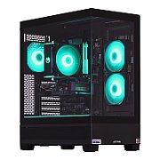 Desktop PC Actina Midi Tower, AMD 7600X3D (6 C / 12 T, 4.1 GHz - 4.7 GHz), 32 GB RAM, 1 TB SSD, AMD RX 9070 16 GB, Fara sistem de operare