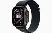 Apple Watch Ultra 3 GPS + Cellular 49mm Black Titanium Case with Black Alpine Loop - Large
