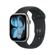 Apple Watch Series 11 GPS 42mm Space Grey Aluminium Case with Black Sport Band - S/M