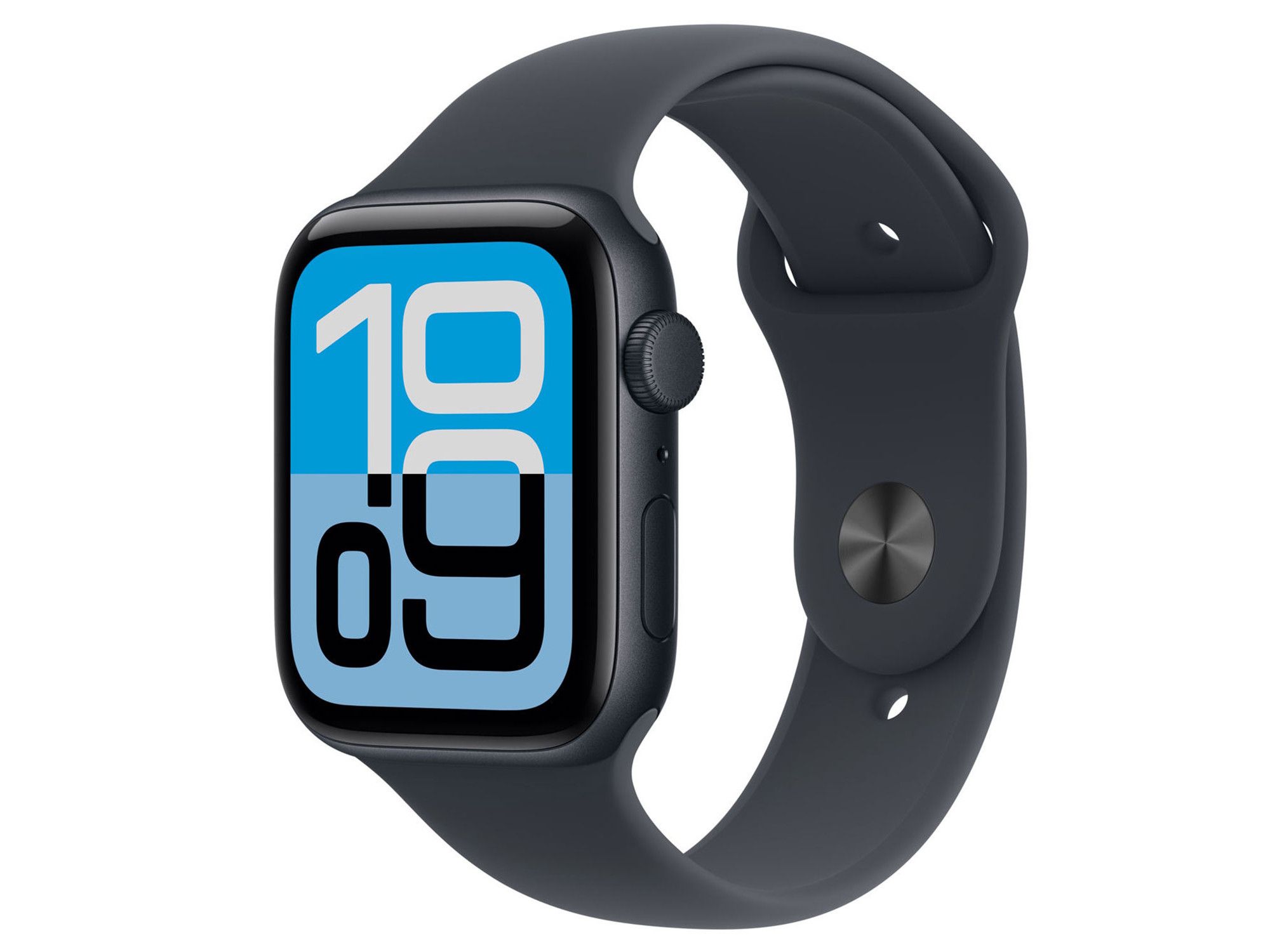 Apple Watch SE 3 GPS 44mm Midnight Aluminium Case with Midnight Sport Band - M/L