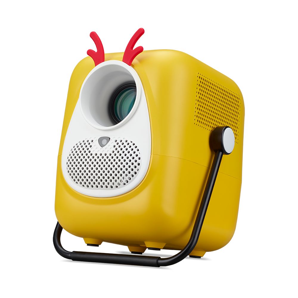 Videoproiector Aopen QF23s, LCD, 1080p, 200 lm, HDMI, Boxe, Galben