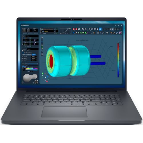 Laptop Dell Pro Max 18 Plus MB18250, 18 inch 2560 x 1600, Intel 285HX (24 C / 24 T, 2.1 GHz - 5.5 GHz, 40 MB cache), 64 GB LPDDR5X, 1 TB SSD, Nvidia RTX PRO 3000, Windows 11 Pro