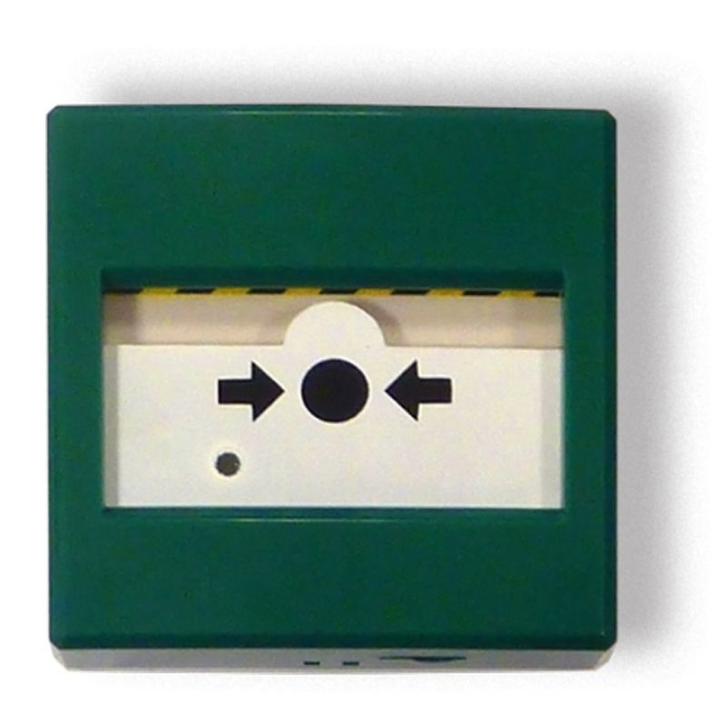Buton conventional INIM IC0020G, verde