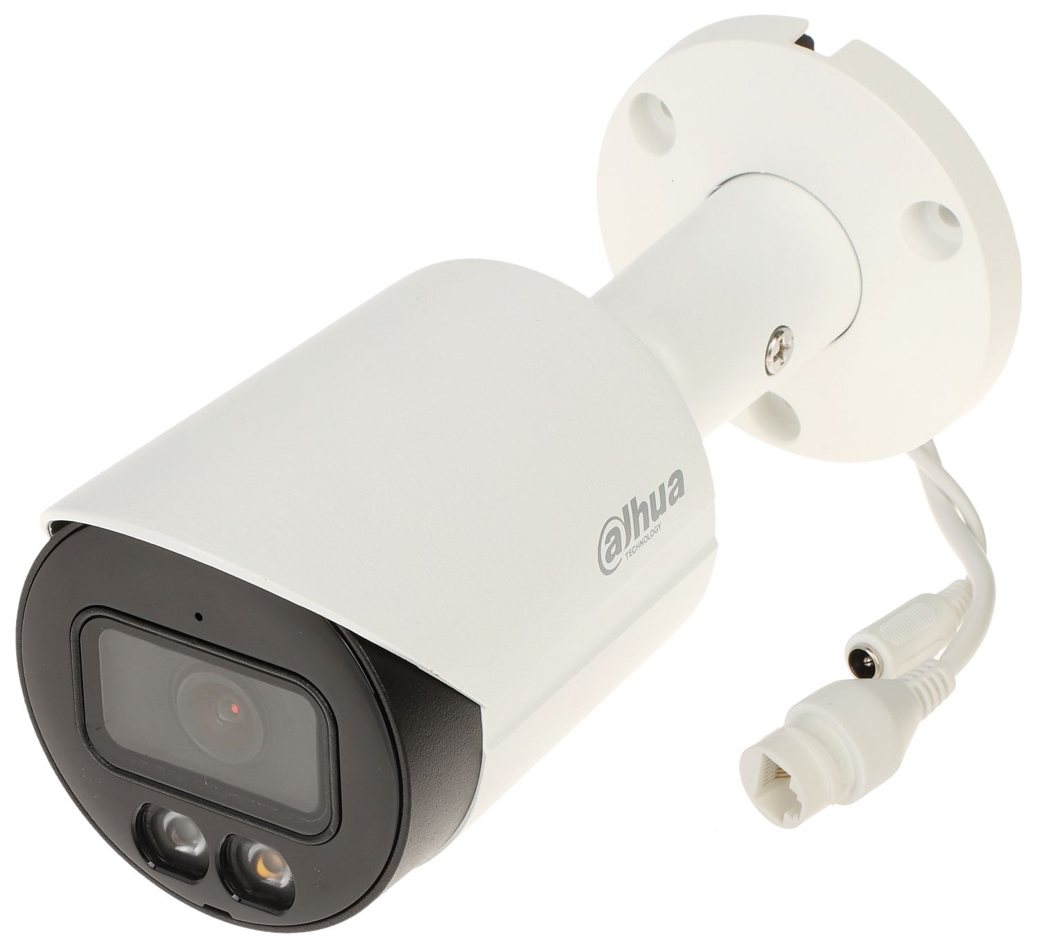 Camera de supraveghere Dahua IPC-HFW2249S-S-IL-0360B  bullet IP 2 MP, 3.6 mm, IR / lumina alba 30 m, slot card, PoE