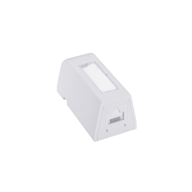 Priza aplicata Synergy Wallplate DG+ 1xRJ45 568A/B UTP PowerCat 6, White - Molex