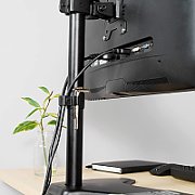 Suport birou pentru monitor, Techly, 13''-27'', Vesa, 10kg, Negru, ICA-LCD 2500