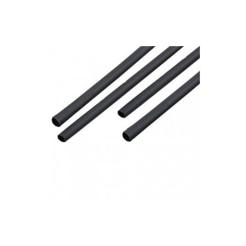 Tub termocontractabil 3 / 1 mm EL301A, negru (30buc) - ELEMATIC