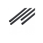 Tub termocontractabil 3 / 1 mm EL301A, negru (30buc) - ELEMATIC