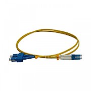 Patchcord FO SC/PC-LC/PC, SM OS2 9/125, manta LSZH 3.0mm, duplex 20m - Emtex