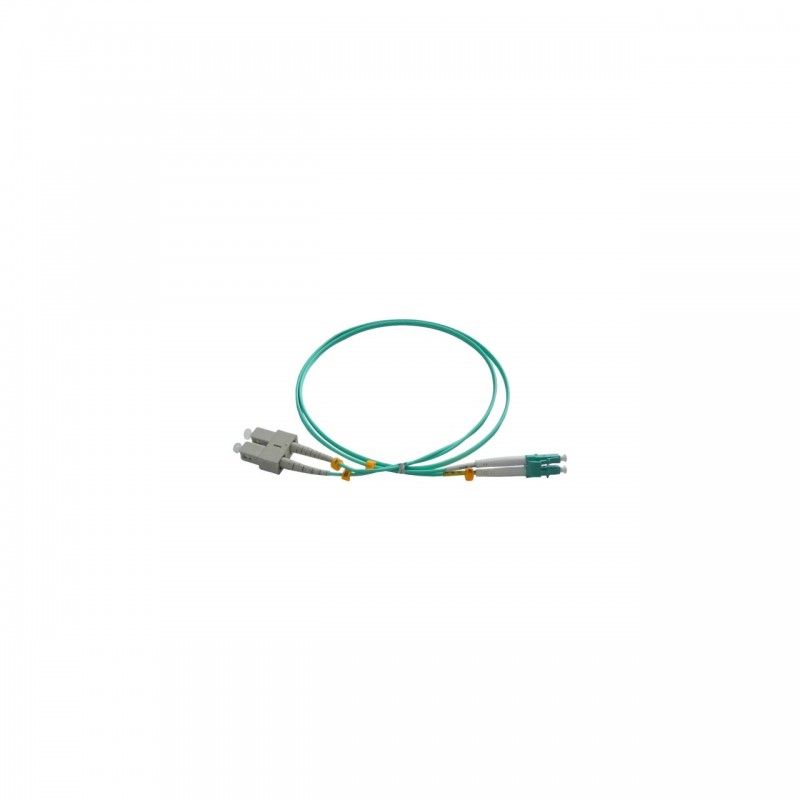 Patchcord FO SC/PC-LC/PC, MM OM3 50/125, manta LSZH 3.0mm, duplex 1m – EMTEX