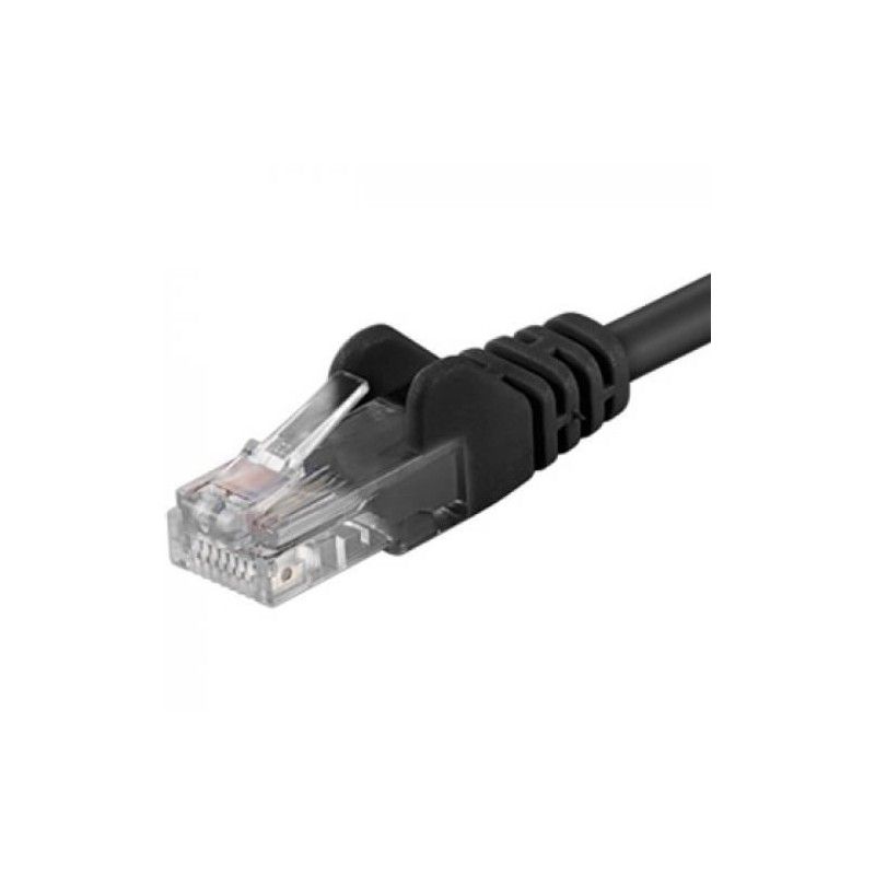 Patchcord UTP RJ45-RJ45 Cat.6, 0.5m, negru