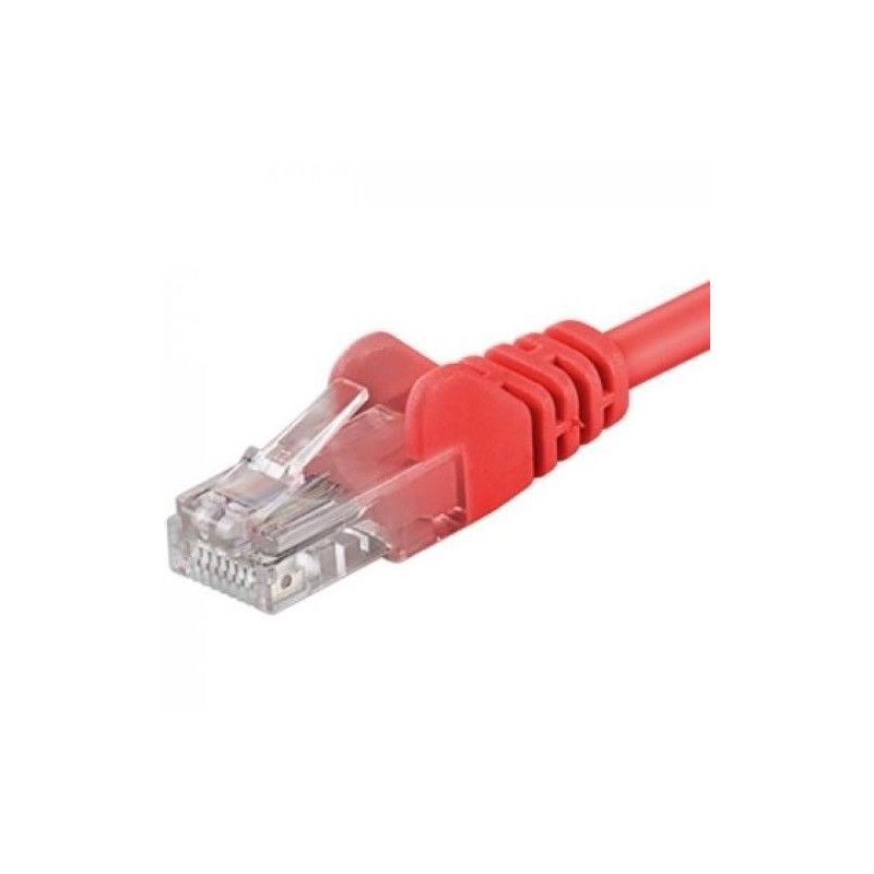 Patchcord UTP RJ45-RJ45 Cat.5e 0.25m, rosu