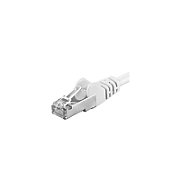 Patchcord SFTP RJ45-RJ45 Cat.6A, 0.5m, alb