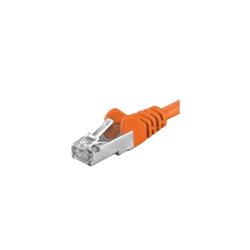 Patchcord SFTP RJ45-RJ45 Cat.6A, 1.5m, portocaliu