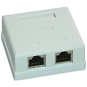 Priza FTP dubla aplicata cat.6 - EMTEX