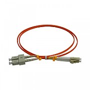 Patchcord FO SC/PC-LC/PC, MM OM2 50/125, manta LSZH 3.0mm, duplex 30m - Emtex