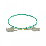 Patchcord FO SC/PC-SC/PC, MM OM3 50/125, manta LSZH 3.0mm, duplex 30m - Emtex