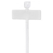 Brida plastic 2,5 x 100 eticheta (100 buc)- ELEMATIC