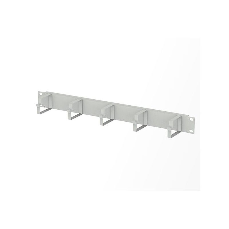 Organizator orizontal cu 5 inele, 19'' 1U, metalic, DECKRO