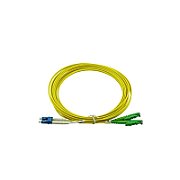 Patchcord FO E2000/APC-LC/PC, SM OS2 9/125, manta LSZH 3.0mm, duplex 5m - Emtex