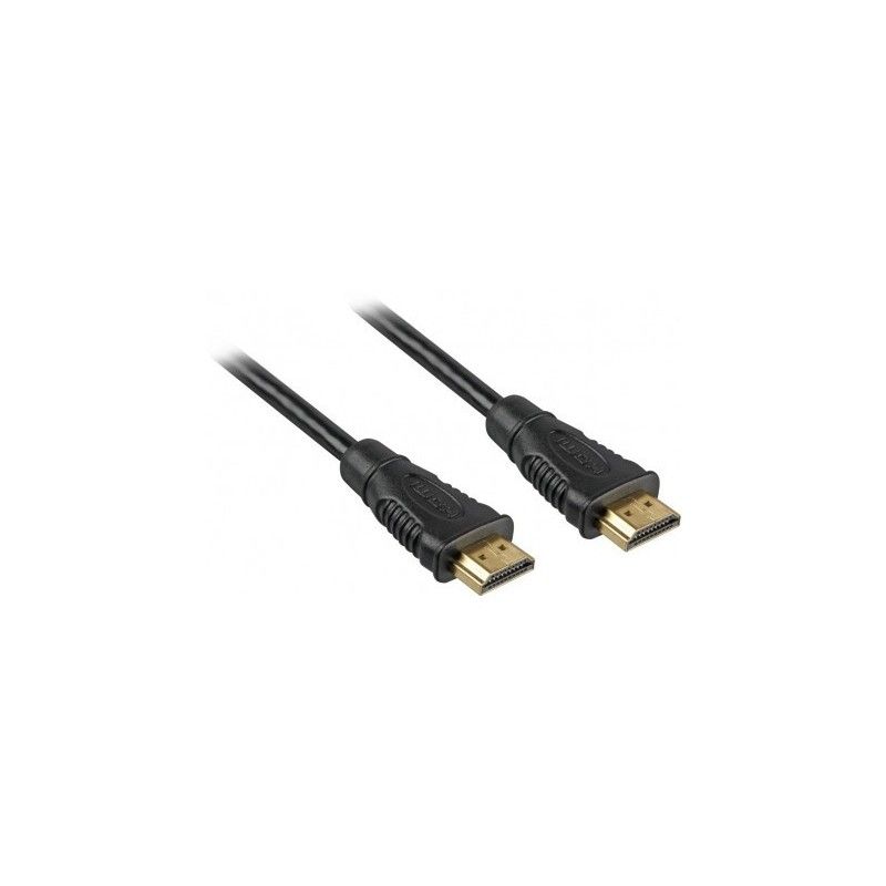 Cablu HDMI, tata-tata, 4K @ 30Hz, High quality, contacte aurite, 0.5 m, negru, PremiumCord, kphdmi005