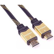 Cablu HDMI, tata-tata, 4K, High Speed, V1.4 contacte aurite, 3m, Negru, PremiumCord