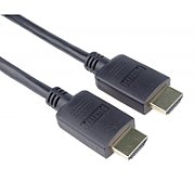 Cablu HDMI, tata-tata, 4K×2K@60hz, High Speed + Ethernet, V2.0b, contacte aurite, 7.5m, Negru, PremiumCord