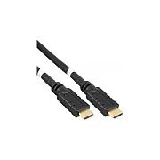 Cablu HDMI cu amplificator, High Speed, Ethernet, 4K@60Hz, tripluecranat, V2.0, conectori auriti, 7m, PremiumCord